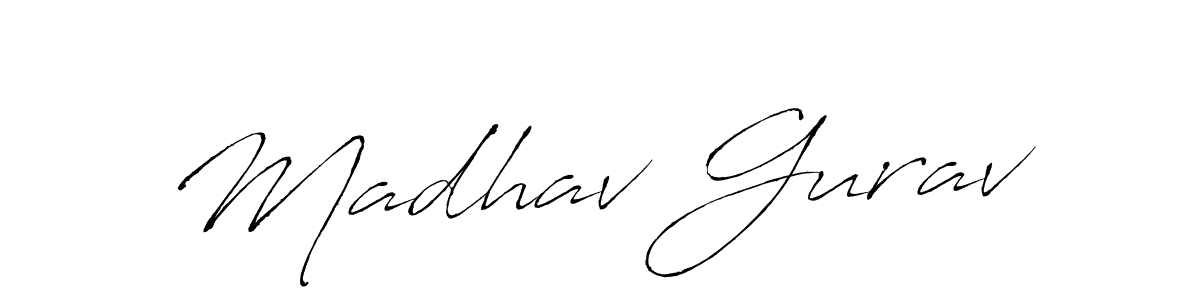 It looks lik you need a new signature style for name Madhav Gurav. Design unique handwritten (Antro_Vectra) signature with our free signature maker in just a few clicks. Madhav Gurav signature style 6 images and pictures png