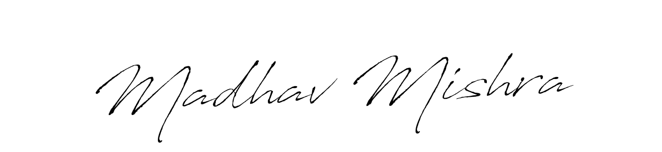 You should practise on your own different ways (Antro_Vectra) to write your name (Madhav Mishra) in signature. don't let someone else do it for you. Madhav Mishra signature style 6 images and pictures png