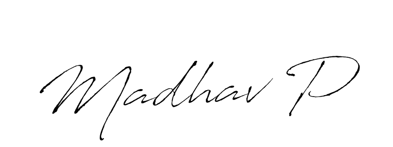 Also we have Madhav P name is the best signature style. Create professional handwritten signature collection using Antro_Vectra autograph style. Madhav P signature style 6 images and pictures png