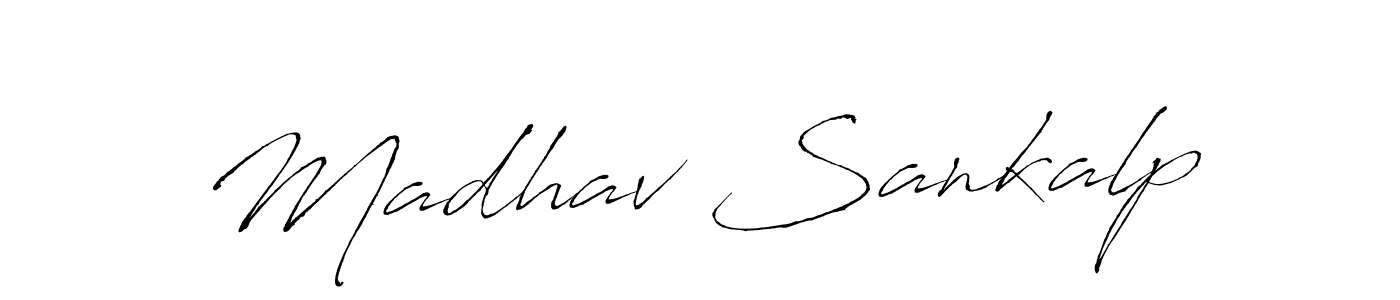 How to make Madhav Sankalp signature? Antro_Vectra is a professional autograph style. Create handwritten signature for Madhav Sankalp name. Madhav Sankalp signature style 6 images and pictures png