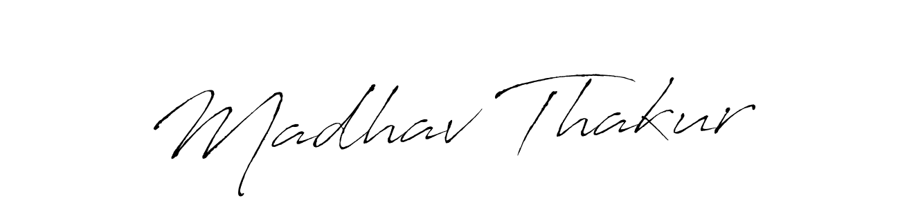 It looks lik you need a new signature style for name Madhav Thakur. Design unique handwritten (Antro_Vectra) signature with our free signature maker in just a few clicks. Madhav Thakur signature style 6 images and pictures png