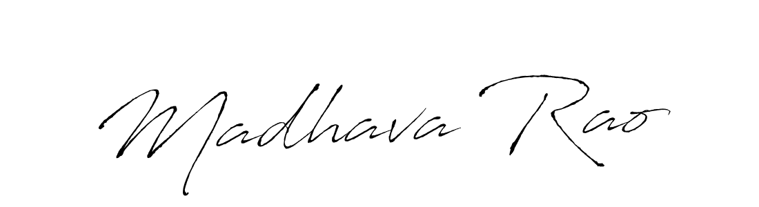 Also we have Madhava Rao name is the best signature style. Create professional handwritten signature collection using Antro_Vectra autograph style. Madhava Rao signature style 6 images and pictures png