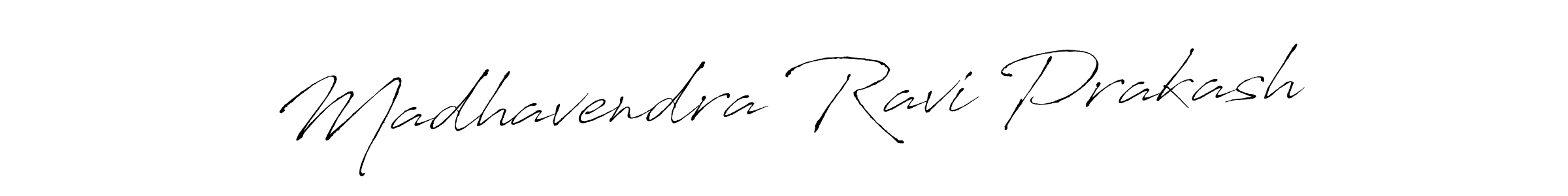Antro_Vectra is a professional signature style that is perfect for those who want to add a touch of class to their signature. It is also a great choice for those who want to make their signature more unique. Get Madhavendra Ravi Prakash name to fancy signature for free. Madhavendra Ravi Prakash signature style 6 images and pictures png