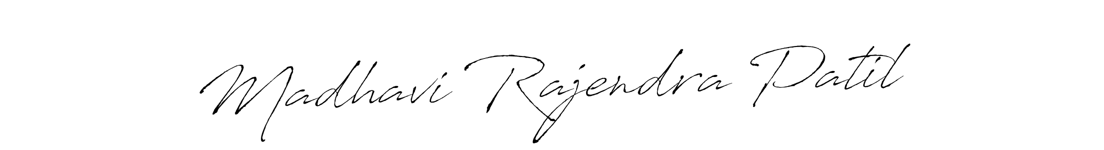 The best way (Antro_Vectra) to make a short signature is to pick only two or three words in your name. The name Madhavi Rajendra Patil include a total of six letters. For converting this name. Madhavi Rajendra Patil signature style 6 images and pictures png