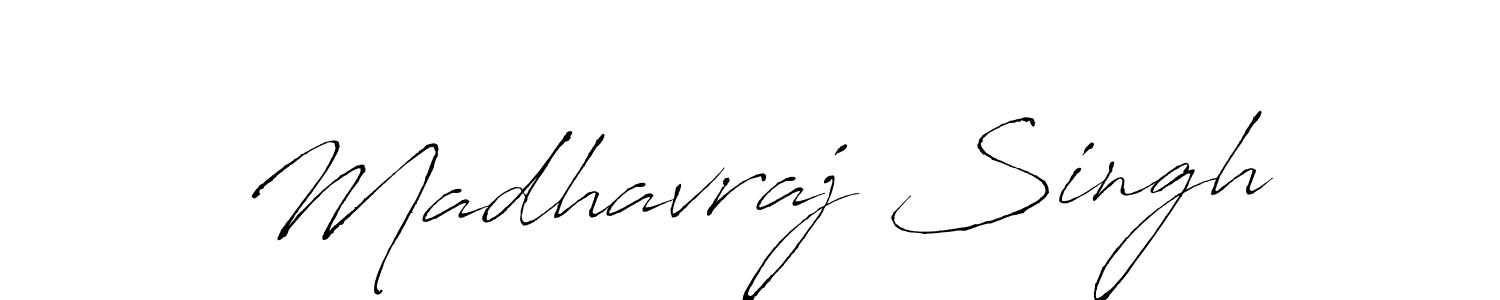 The best way (Antro_Vectra) to make a short signature is to pick only two or three words in your name. The name Madhavraj Singh include a total of six letters. For converting this name. Madhavraj Singh signature style 6 images and pictures png