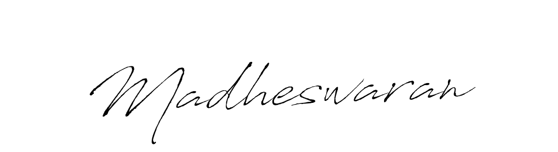 How to make Madheswaran signature? Antro_Vectra is a professional autograph style. Create handwritten signature for Madheswaran name. Madheswaran signature style 6 images and pictures png