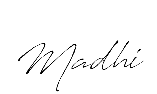 How to make Madhi signature? Antro_Vectra is a professional autograph style. Create handwritten signature for Madhi name. Madhi signature style 6 images and pictures png