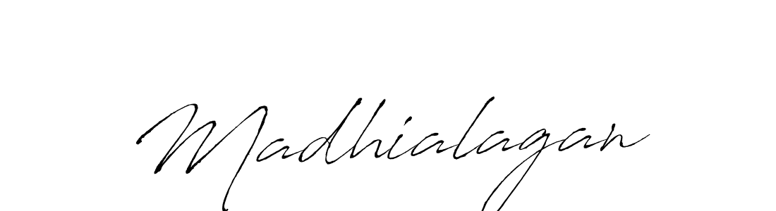 Also You can easily find your signature by using the search form. We will create Madhialagan name handwritten signature images for you free of cost using Antro_Vectra sign style. Madhialagan signature style 6 images and pictures png