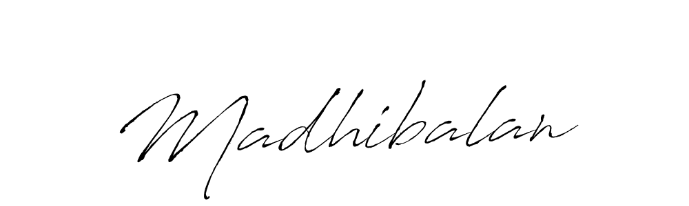 Design your own signature with our free online signature maker. With this signature software, you can create a handwritten (Antro_Vectra) signature for name Madhibalan. Madhibalan signature style 6 images and pictures png