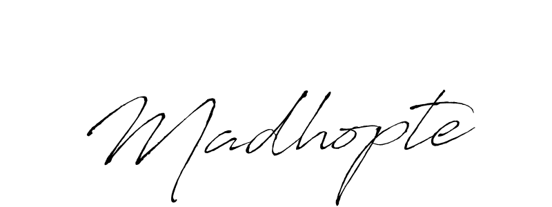 You should practise on your own different ways (Antro_Vectra) to write your name (Madhopte) in signature. don't let someone else do it for you. Madhopte signature style 6 images and pictures png