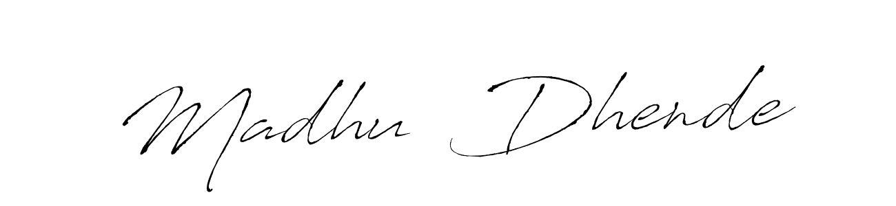 Once you've used our free online signature maker to create your best signature Antro_Vectra style, it's time to enjoy all of the benefits that Madhu  Dhende name signing documents. Madhu  Dhende signature style 6 images and pictures png