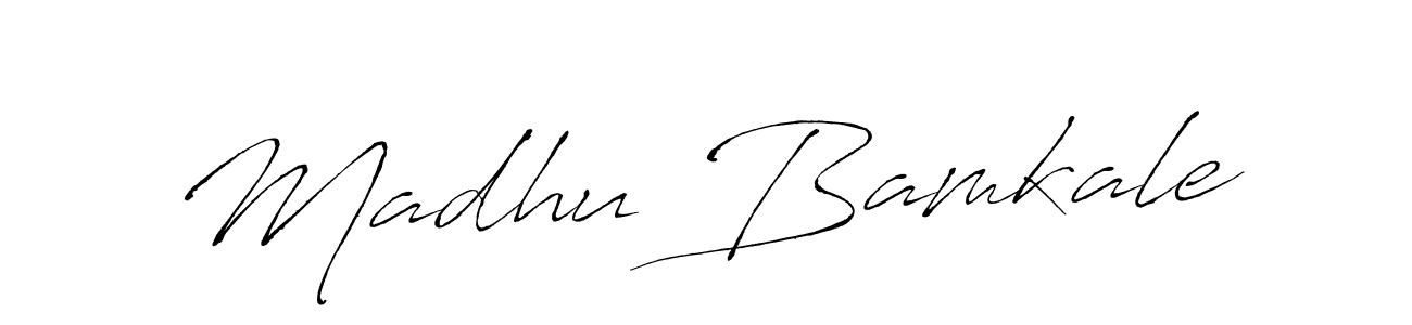 It looks lik you need a new signature style for name Madhu Bamkale. Design unique handwritten (Antro_Vectra) signature with our free signature maker in just a few clicks. Madhu Bamkale signature style 6 images and pictures png