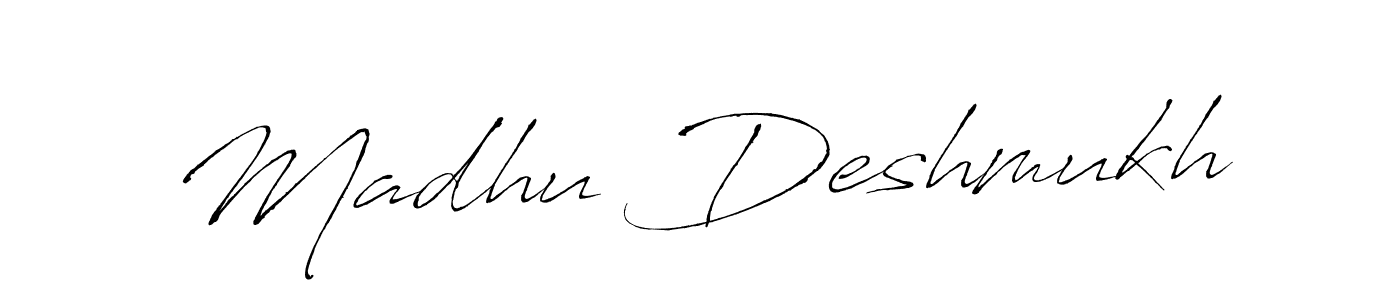 You should practise on your own different ways (Antro_Vectra) to write your name (Madhu Deshmukh) in signature. don't let someone else do it for you. Madhu Deshmukh signature style 6 images and pictures png