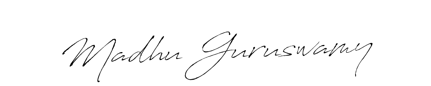 Make a beautiful signature design for name Madhu Guruswamy. Use this online signature maker to create a handwritten signature for free. Madhu Guruswamy signature style 6 images and pictures png