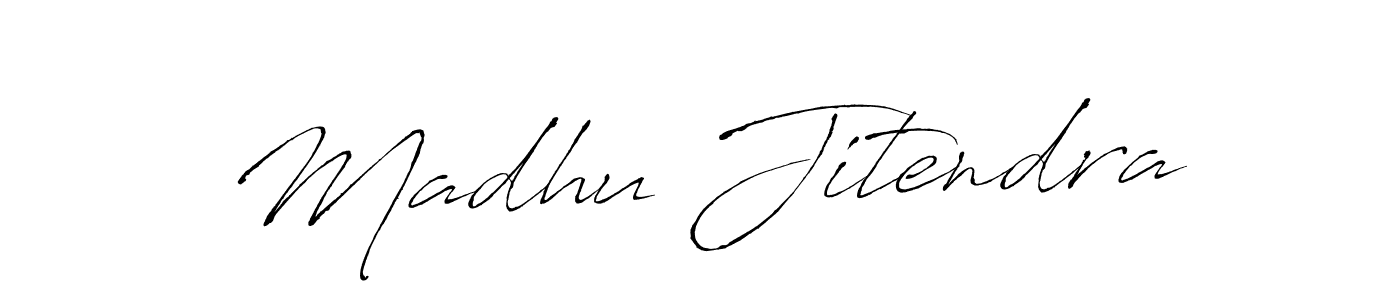 You should practise on your own different ways (Antro_Vectra) to write your name (Madhu Jitendra) in signature. don't let someone else do it for you. Madhu Jitendra signature style 6 images and pictures png