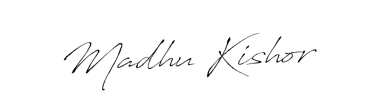 Also You can easily find your signature by using the search form. We will create Madhu Kishor name handwritten signature images for you free of cost using Antro_Vectra sign style. Madhu Kishor signature style 6 images and pictures png