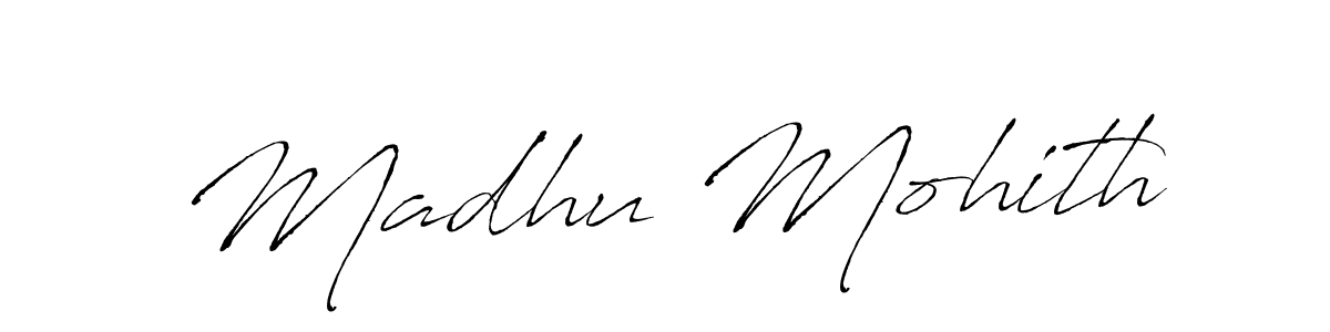 Similarly Antro_Vectra is the best handwritten signature design. Signature creator online .You can use it as an online autograph creator for name Madhu Mohith. Madhu Mohith signature style 6 images and pictures png