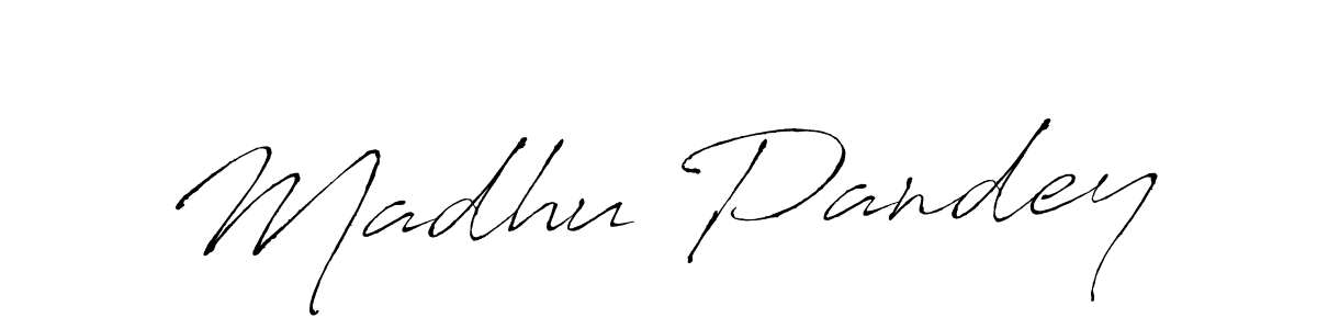 Use a signature maker to create a handwritten signature online. With this signature software, you can design (Antro_Vectra) your own signature for name Madhu Pandey. Madhu Pandey signature style 6 images and pictures png