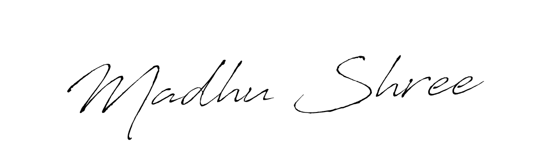 Make a beautiful signature design for name Madhu Shree. Use this online signature maker to create a handwritten signature for free. Madhu Shree signature style 6 images and pictures png