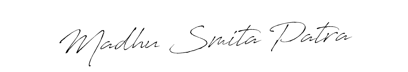 You can use this online signature creator to create a handwritten signature for the name Madhu Smita Patra. This is the best online autograph maker. Madhu Smita Patra signature style 6 images and pictures png