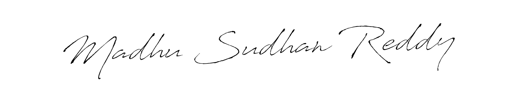 How to make Madhu Sudhan Reddy signature? Antro_Vectra is a professional autograph style. Create handwritten signature for Madhu Sudhan Reddy name. Madhu Sudhan Reddy signature style 6 images and pictures png