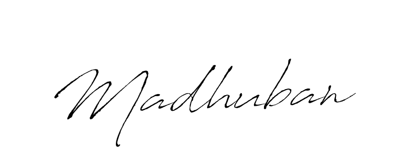 You should practise on your own different ways (Antro_Vectra) to write your name (Madhuban) in signature. don't let someone else do it for you. Madhuban signature style 6 images and pictures png
