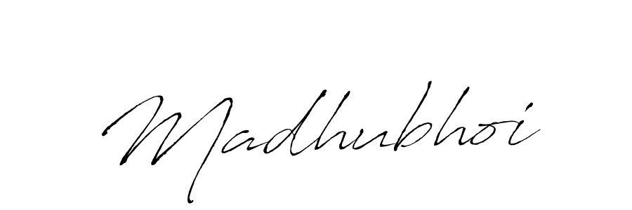 Design your own signature with our free online signature maker. With this signature software, you can create a handwritten (Antro_Vectra) signature for name Madhubhoi. Madhubhoi signature style 6 images and pictures png