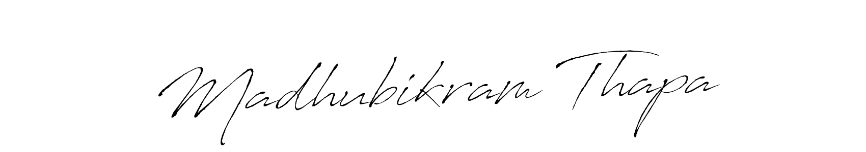 You should practise on your own different ways (Antro_Vectra) to write your name (Madhubikram Thapa) in signature. don't let someone else do it for you. Madhubikram Thapa signature style 6 images and pictures png