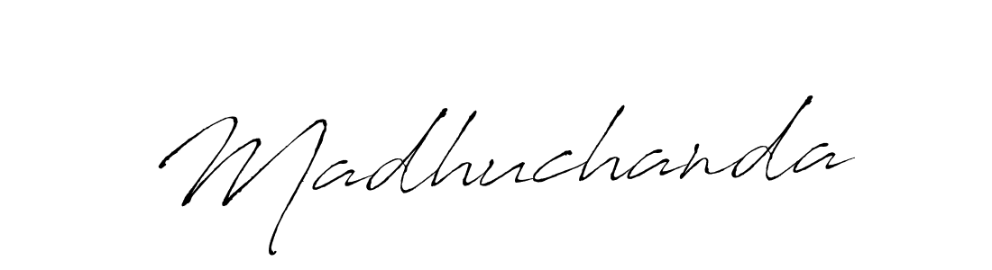 The best way (Antro_Vectra) to make a short signature is to pick only two or three words in your name. The name Madhuchanda include a total of six letters. For converting this name. Madhuchanda signature style 6 images and pictures png