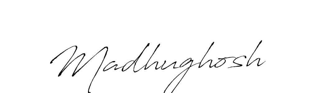 if you are searching for the best signature style for your name Madhughosh. so please give up your signature search. here we have designed multiple signature styles  using Antro_Vectra. Madhughosh signature style 6 images and pictures png