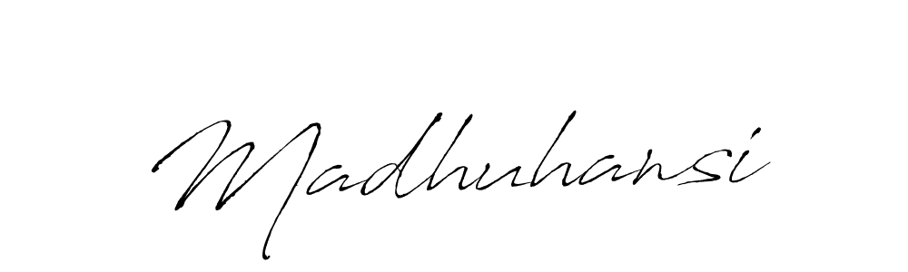 if you are searching for the best signature style for your name Madhuhansi. so please give up your signature search. here we have designed multiple signature styles  using Antro_Vectra. Madhuhansi signature style 6 images and pictures png