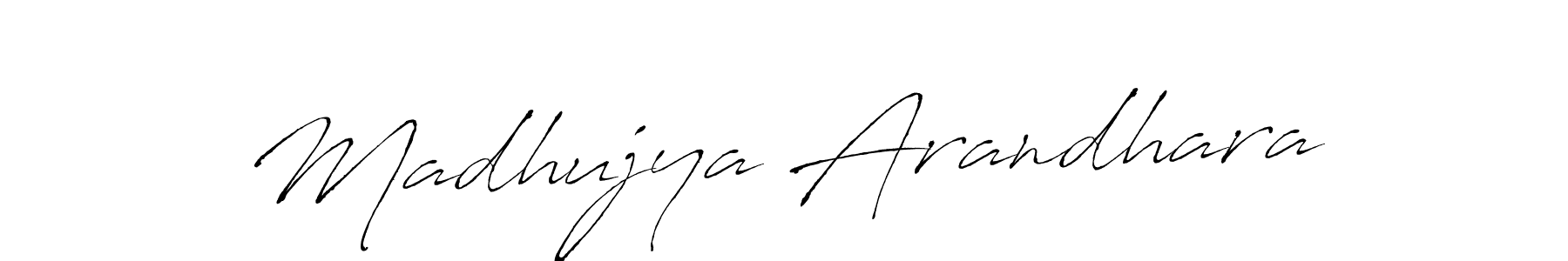 How to make Madhujya Arandhara signature? Antro_Vectra is a professional autograph style. Create handwritten signature for Madhujya Arandhara name. Madhujya Arandhara signature style 6 images and pictures png