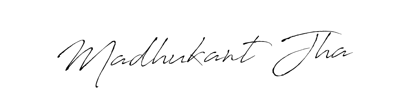 Design your own signature with our free online signature maker. With this signature software, you can create a handwritten (Antro_Vectra) signature for name Madhukant Jha. Madhukant Jha signature style 6 images and pictures png