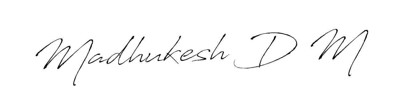It looks lik you need a new signature style for name Madhukesh D M. Design unique handwritten (Antro_Vectra) signature with our free signature maker in just a few clicks. Madhukesh D M signature style 6 images and pictures png