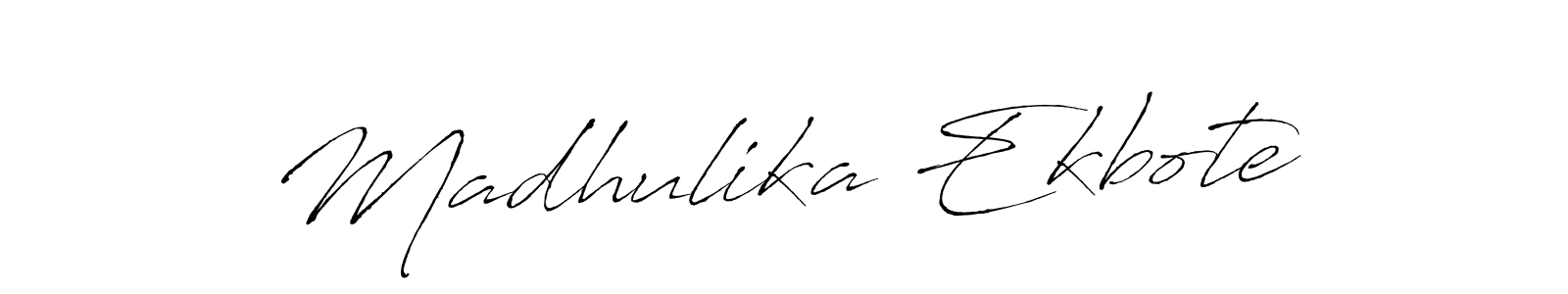 Use a signature maker to create a handwritten signature online. With this signature software, you can design (Antro_Vectra) your own signature for name Madhulika Ekbote. Madhulika Ekbote signature style 6 images and pictures png