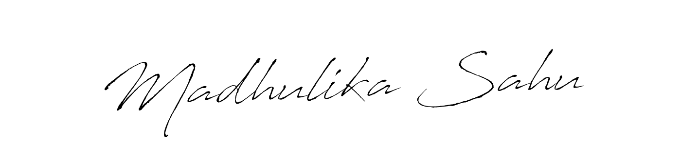 Make a beautiful signature design for name Madhulika Sahu. Use this online signature maker to create a handwritten signature for free. Madhulika Sahu signature style 6 images and pictures png