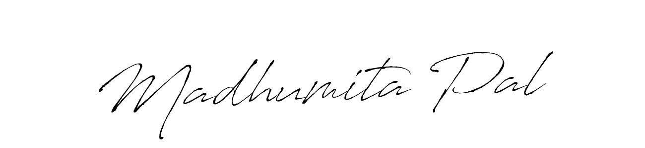 How to make Madhumita Pal name signature. Use Antro_Vectra style for creating short signs online. This is the latest handwritten sign. Madhumita Pal signature style 6 images and pictures png