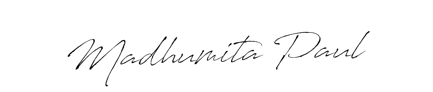 You should practise on your own different ways (Antro_Vectra) to write your name (Madhumita Paul) in signature. don't let someone else do it for you. Madhumita Paul signature style 6 images and pictures png