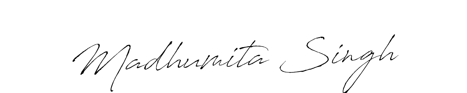 Create a beautiful signature design for name Madhumita Singh. With this signature (Antro_Vectra) fonts, you can make a handwritten signature for free. Madhumita Singh signature style 6 images and pictures png