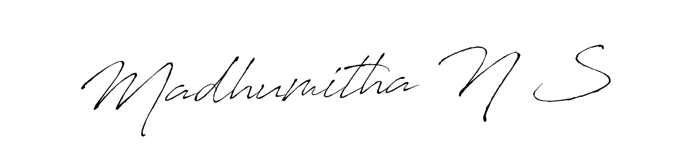 You can use this online signature creator to create a handwritten signature for the name Madhumitha N S. This is the best online autograph maker. Madhumitha N S signature style 6 images and pictures png