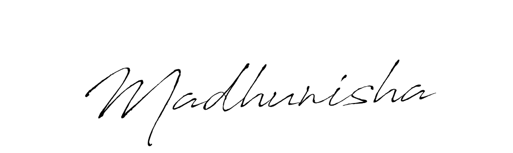 Antro_Vectra is a professional signature style that is perfect for those who want to add a touch of class to their signature. It is also a great choice for those who want to make their signature more unique. Get Madhunisha name to fancy signature for free. Madhunisha signature style 6 images and pictures png