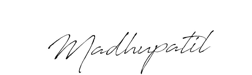 Use a signature maker to create a handwritten signature online. With this signature software, you can design (Antro_Vectra) your own signature for name Madhupatil. Madhupatil signature style 6 images and pictures png