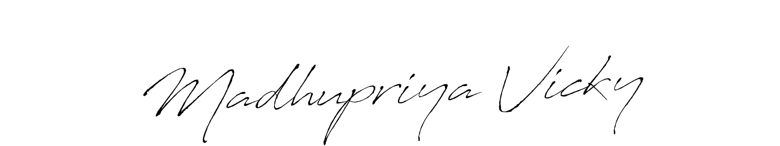 Check out images of Autograph of Madhupriya Vicky name. Actor Madhupriya Vicky Signature Style. Antro_Vectra is a professional sign style online. Madhupriya Vicky signature style 6 images and pictures png