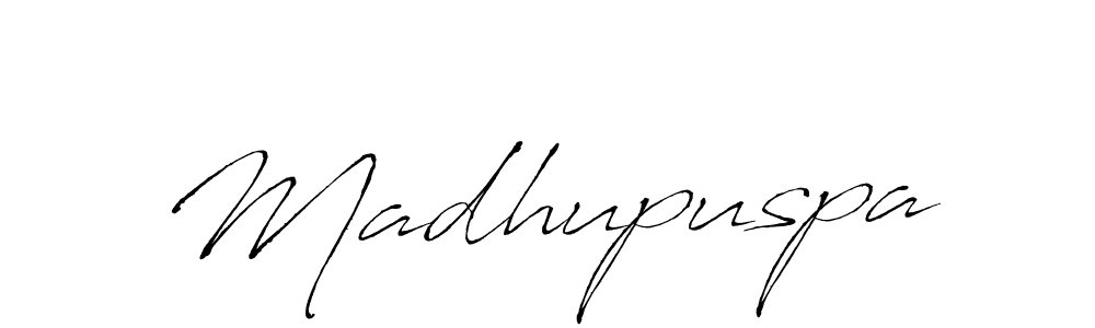 You should practise on your own different ways (Antro_Vectra) to write your name (Madhupuspa) in signature. don't let someone else do it for you. Madhupuspa signature style 6 images and pictures png