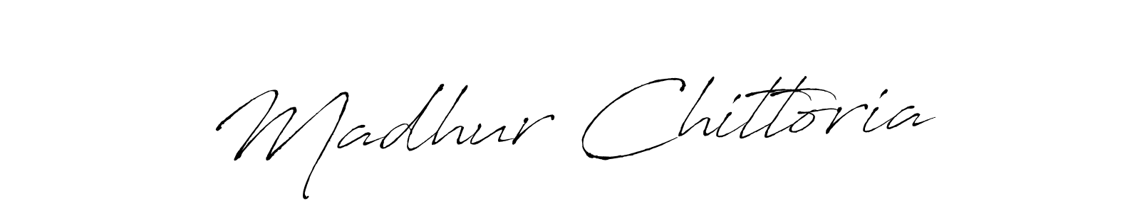 if you are searching for the best signature style for your name Madhur Chittoria. so please give up your signature search. here we have designed multiple signature styles  using Antro_Vectra. Madhur Chittoria signature style 6 images and pictures png