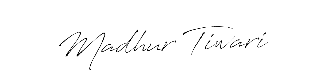 Madhur Tiwari stylish signature style. Best Handwritten Sign (Antro_Vectra) for my name. Handwritten Signature Collection Ideas for my name Madhur Tiwari. Madhur Tiwari signature style 6 images and pictures png