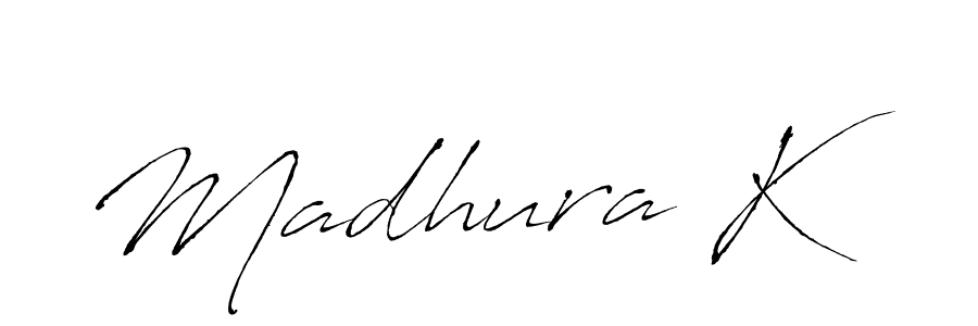 Here are the top 10 professional signature styles for the name Madhura K. These are the best autograph styles you can use for your name. Madhura K signature style 6 images and pictures png