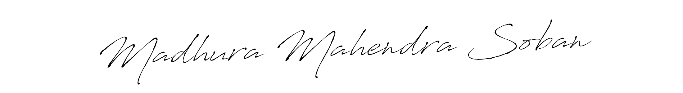 Also You can easily find your signature by using the search form. We will create Madhura Mahendra Soban name handwritten signature images for you free of cost using Antro_Vectra sign style. Madhura Mahendra Soban signature style 6 images and pictures png
