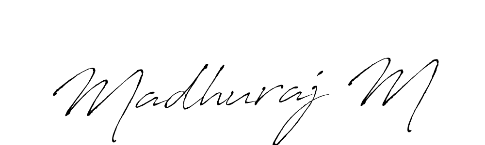 Make a beautiful signature design for name Madhuraj M. Use this online signature maker to create a handwritten signature for free. Madhuraj M signature style 6 images and pictures png