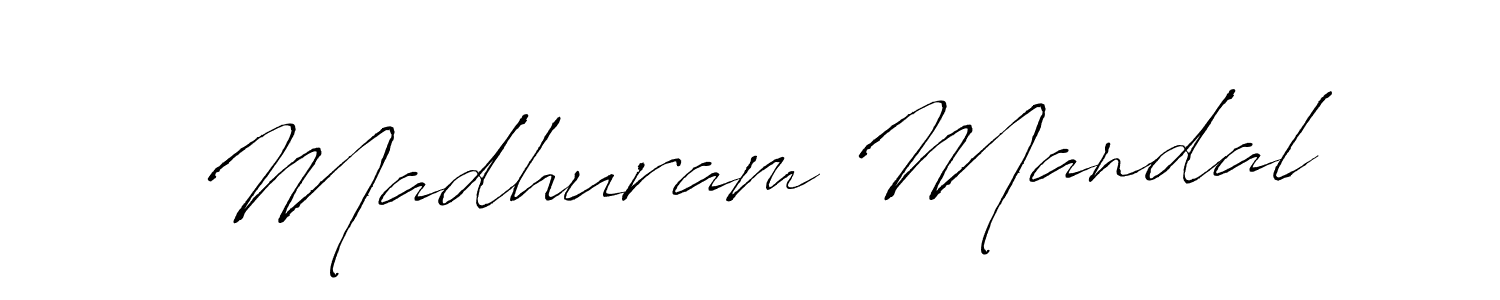 Similarly Antro_Vectra is the best handwritten signature design. Signature creator online .You can use it as an online autograph creator for name Madhuram Mandal. Madhuram Mandal signature style 6 images and pictures png